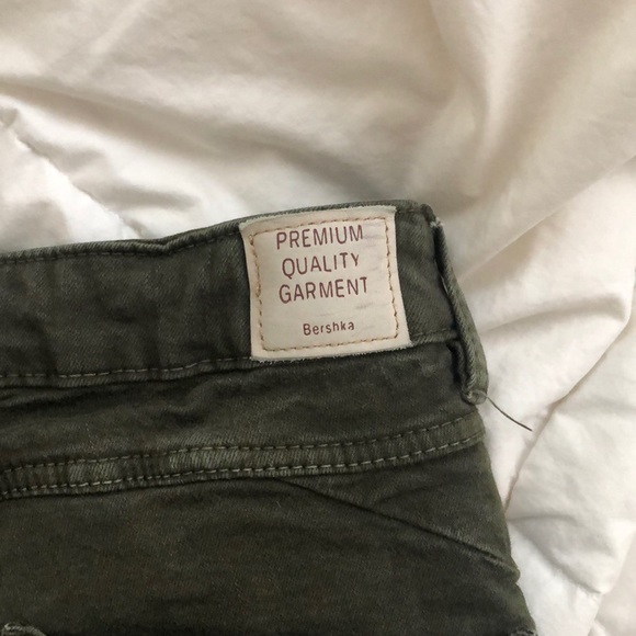 Bershka army green skinny jeans - Picture 4 of 4